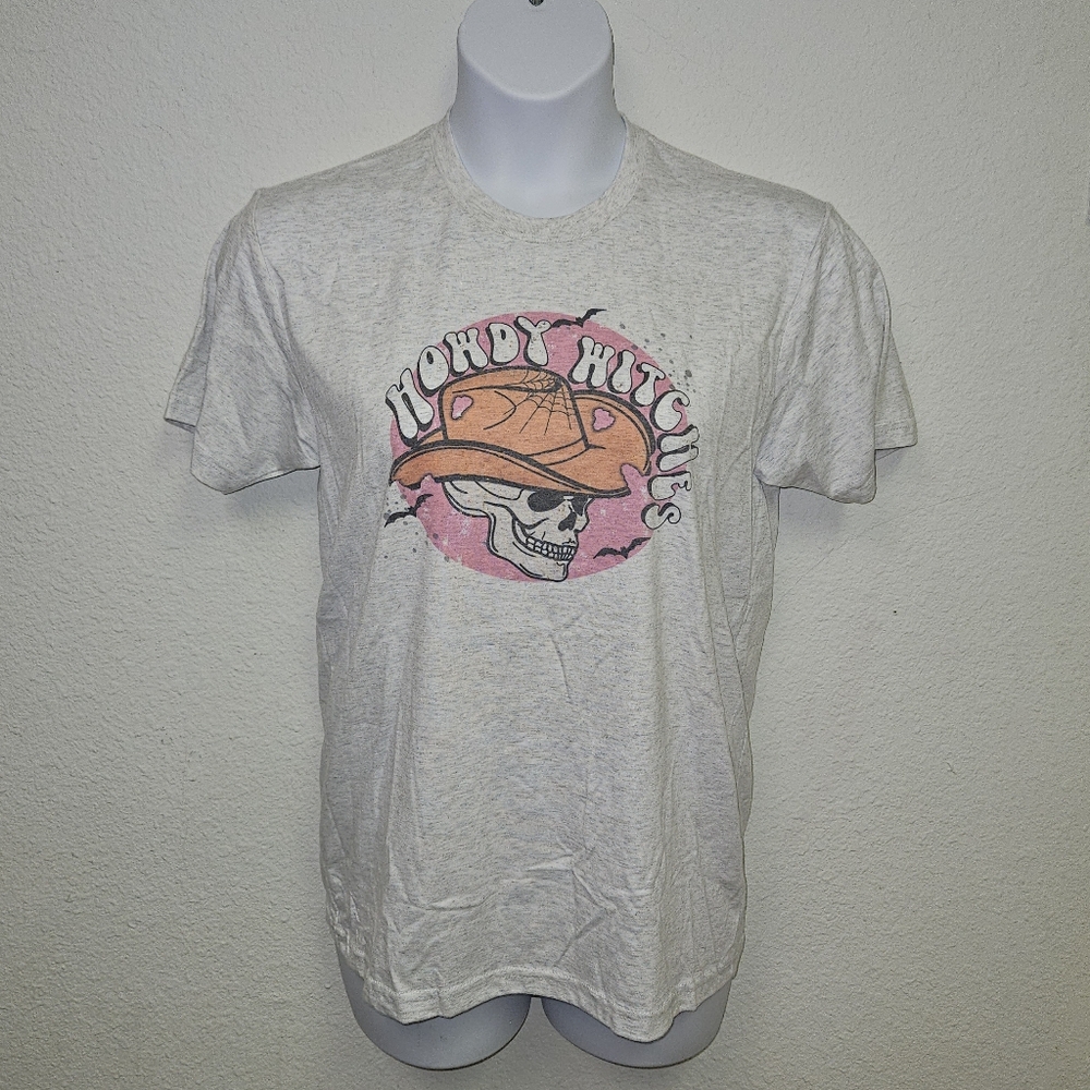Halloween Graphic Tee - Howdy Witches - Medium